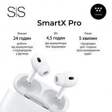 Навушники TWS SmartX Pro Luxury блютуз навушники навушники з мікрофоном