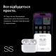 Навушники TWS SmartX Pro Luxury блютуз навушники навушники з мікрофоном