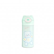 Термос дитячий Beizhiming Vacuum Cup 300ml термос із поїлкою термос із трубочкою для дітей М'ятний