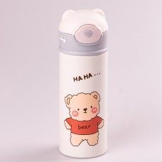 Термокружка дитяча Beizhiming Vacuum Cup 420ml термос із поїлкою Сірий