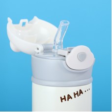 Термокружка дитяча Beizhiming Vacuum Cup 420ml термос із поїлкою Сірий