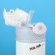 Термокружка дитяча Beizhiming Vacuum Cup 420ml термос із поїлкою Сірий
