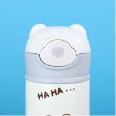 Термокружка дитяча Beizhiming Vacuum Cup 420ml термос із поїлкою Сірий