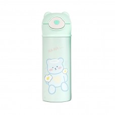 Термокружка дитяча Beizhiming Vacuum Cup 420ml термос із поїлкою М'ятний