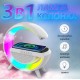 Портативна колонка з підсвічуванням з бездротовою зарядкою Big G Led Wireless Charging Speaker колонка для телефона