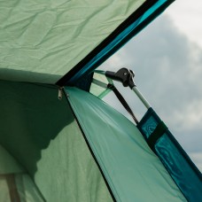 Намет кемпінговий тримісний з тентом автоматичний для туризму для риболовлі для походу для пляжу літній