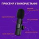 Мікрофон бездротовий петличний К9 Senxin 2шт в комплекті блютуз мікрофон
