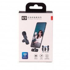 Мікрофон бездротовий петличний К9 Senxin 2шт в комплекті блютуз мікрофон