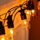 Ретро гірлянда вулична 10 LED лампочок 5 метрів А60