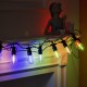 Гірлянда вулична в стилі ретро світлодіодна мультиколор S14 на 10 LED ламп довжиною 5 метрів