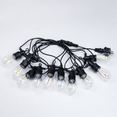 Гірлянда вулична в стилі ретро світлодіодна мультиколор S14 на 10 LED ламп довжиною 5 метрів