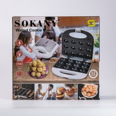 Горішниця на 12 горішків побутова електрична для дому Sokany з антипригарним покриттям 750