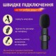 Мікрофон петличний бездротовий мікрофон bluetooth мікрофон петличка