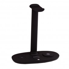 Бездротовий зарядний пристрій Senxin 4-in-1 Headphone Stand Wireless Charger док станція