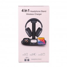 Бездротовий зарядний пристрій Senxin 4-in-1 Headphone Stand Wireless Charger док станція