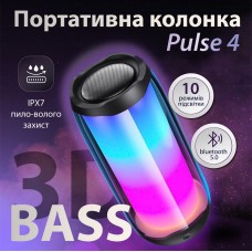 Портативна колонка з підсвічуванням 10 вт bluetooth акустика колонка для телефону
