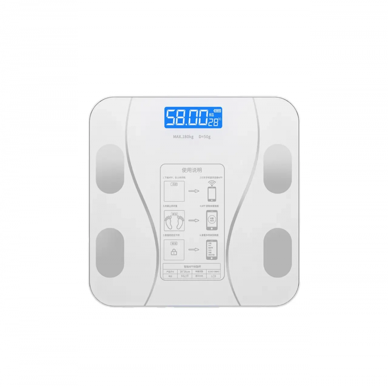 Смарт-ваги Wear Fit QRFT-01 Bluetooth 180kg розумні ваги Білий