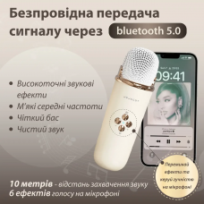 Колонка з мікрофоном блютуз акустика бездротова колонка для телефону Рожевий