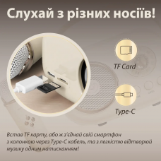 Колонка з мікрофоном блютуз акустика бездротова колонка для телефону Рожевий