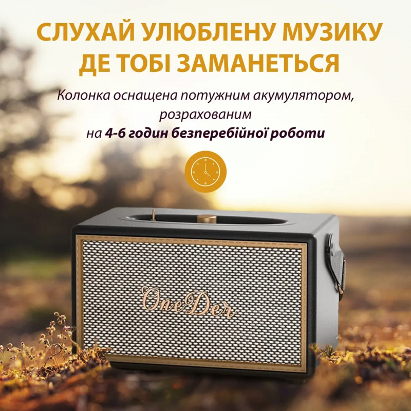 Міні колонка для телефона бездротова акустика портативна колонка з fm радіо Чорний