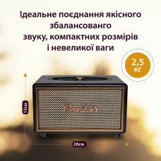 Міні колонка для телефона бездротова акустика портативна колонка з fm радіо Чорний