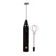 Спінювач молока Sokany SK-201A Hand Mixer USB 1200mAh White капучинатор для молока Чорний