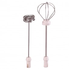 Спінювач молока Sokany SK-1772 Hand Mixer USB 1200mAh Black збивалка для молока Білий