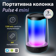 Портативна міні колонка для телефону бездротова акустика bluetooth колонка з мікрофоном