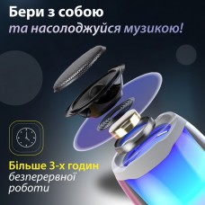 Портативна міні колонка для телефону бездротова акустика bluetooth колонка з мікрофоном