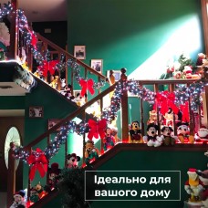 Гірлянда нитка світлодіодна GarlandoPro 100 LED 6м 8 режимов гірлянда новорічна