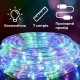 Гірлянда вулична стрічка світлодіодна Дюралайт 240 LED 7м морозостійка прозорий дріт