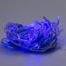 Гірлянда нитка світлодіодна GarlandoPro 100 LED 6м 8 режимов гірлянда новорічна Синій
