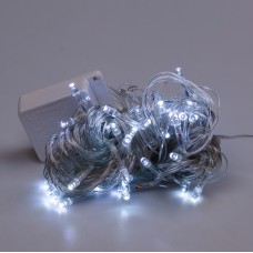 Гірлянда нитка світлодіодна GarlandoPro 100 LED 6м 8 режимов гірлянда новорічна Білий