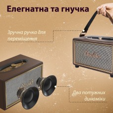 Міні колонка для телефона бездротова акустика портативна колонка з fm радіо