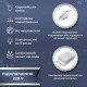 Гірлянда штора світлодіодна GarlandoPro Роса 200LED 3х2м 10 ліній 8 режимів гірлянда крапля роси Білий