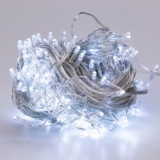 Гірлянда нитка світлодіодна GarlandoPro 400 LED лампочок 18м 8 режимів лед гірлянда Білий