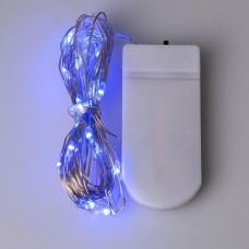Гірлянда світлодіодна на батарейках GarlandoPro 30LED 3м мідний дріт гірлянди роса Синій