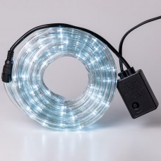 Гірлянда вулична стрічка світлодіодна Дюралайт 900 LED 50м морозостійка прозорий дріт Білий