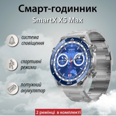 Смарт годинник чоловічі водонепроникні розумні годинники з nfc годинник для вимірювання тиску Сірий