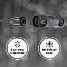 Гірлянда вулична стрічка світлодіодна Дюралайт 480 LED 16м морозостійка прозорий дріт Білий
