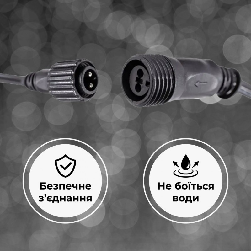 Гірлянда вулична стрічка світлодіодна Дюралайт 480 LED 16м морозостійка прозорий дріт Білий
