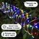 Гірлянда вулична стрічка світлодіодна Дюралайт 480 LED 16м морозостійка прозорий дріт Мультиколор
