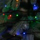 Гірлянда нитка 10м на 200 LED лампочок світлодіодна чорний провід 8 режимів роботи