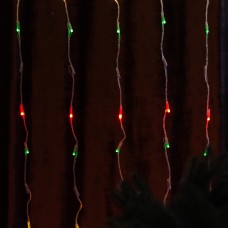 Гірлянда Водоспад 3х2 м 210 LED (480 L) лампочок світлодіодна прозорий дріт 10 ниток 8 режимів