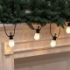 Ретро гірлянда 5 метрів вулична світлодіодна 10 LED із захистом від вологи