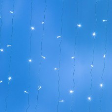 Гірлянда штора світлодіодна GarlandoPro 160LED 8 ліній 1,5х1,5 м гірлянда на штору Білий