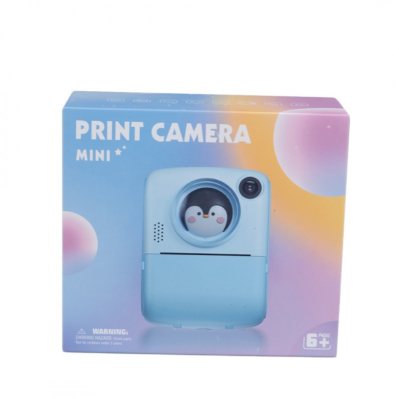 Фотоапарат дитячий акумуляторний Yimi X17 Print Camera Mini Full HD, камера миттєвого друку