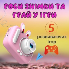 Фотоапарат дитячий міні акумуляторний з USB, цифрова фотокамера
