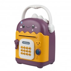 Сейф скарбничка дитяча Dinosaur Piggy Bank з відбитком пальця і розпізнаванням обличчя дитяча сейф скарбничка
