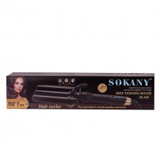 Плойка керамічна щипці для волосся потрійна плойка 25 мм Sokany SK-669